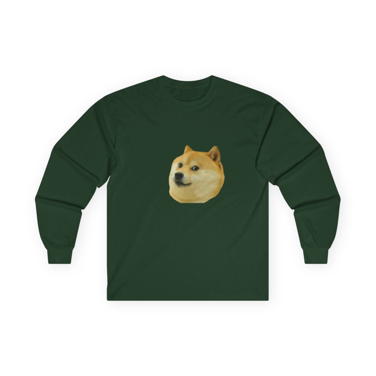 Doge Dog Cotton Long Sleeve Tee