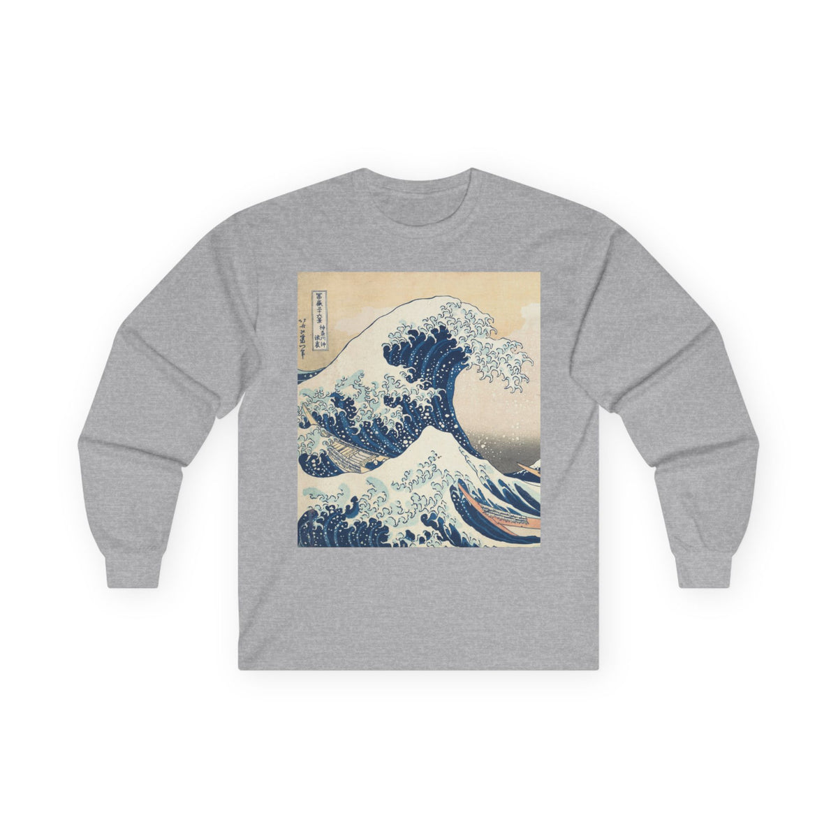 Wave Cotton Long Sleeve Tee