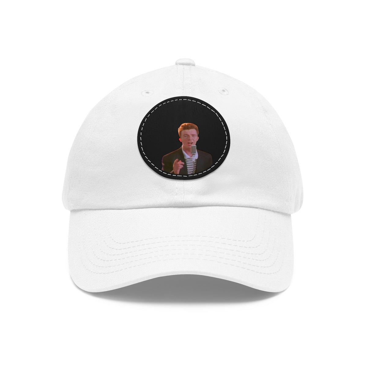 Rick Rolled Meme Cotton Hat