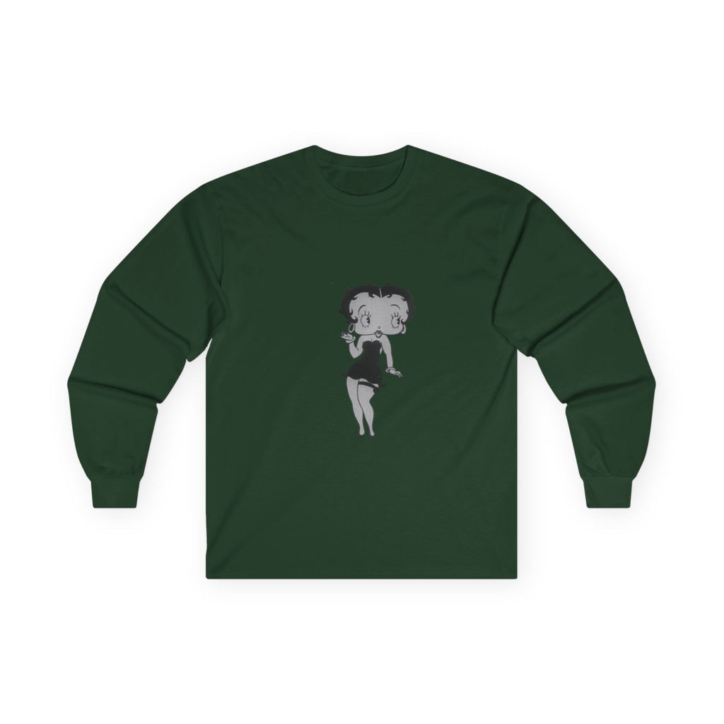 Betty Boop Cotton Long Sleeve Tee