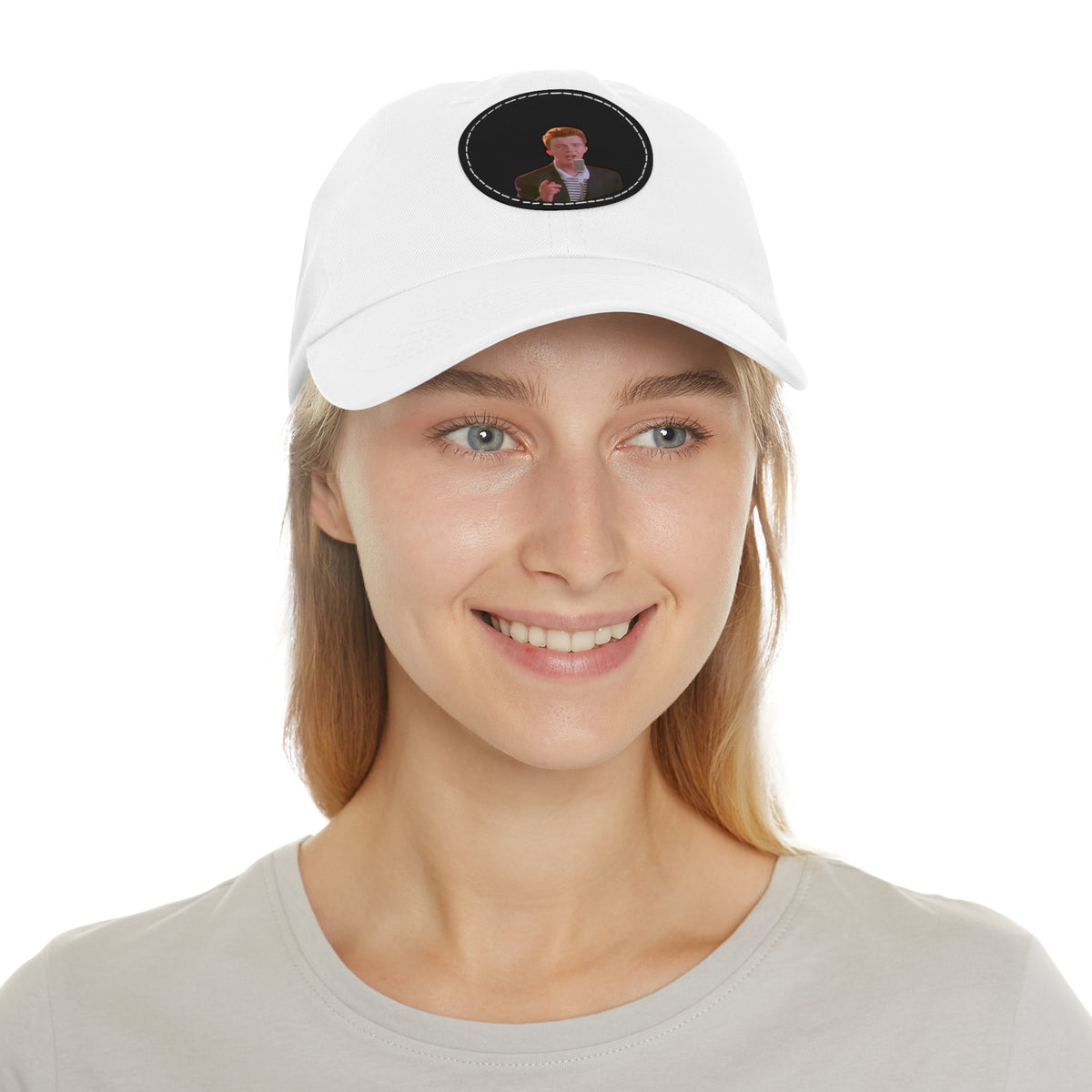 Rick Rolled Meme Cotton Hat