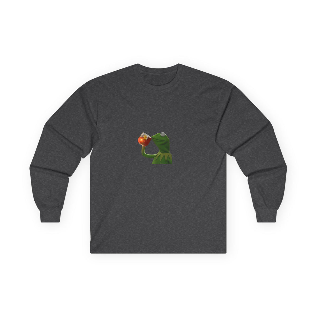 Frog Meme Cotton Long Sleeve Tee