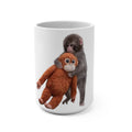 Punch the Monkey 15 oz Ceramic Coffee Mug