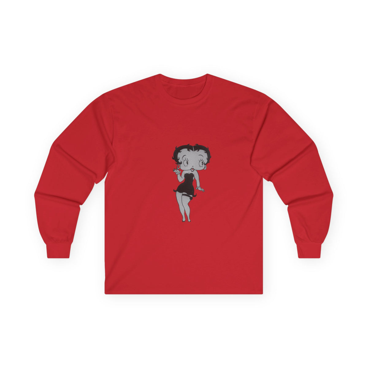 Betty Boop Cotton Long Sleeve Tee