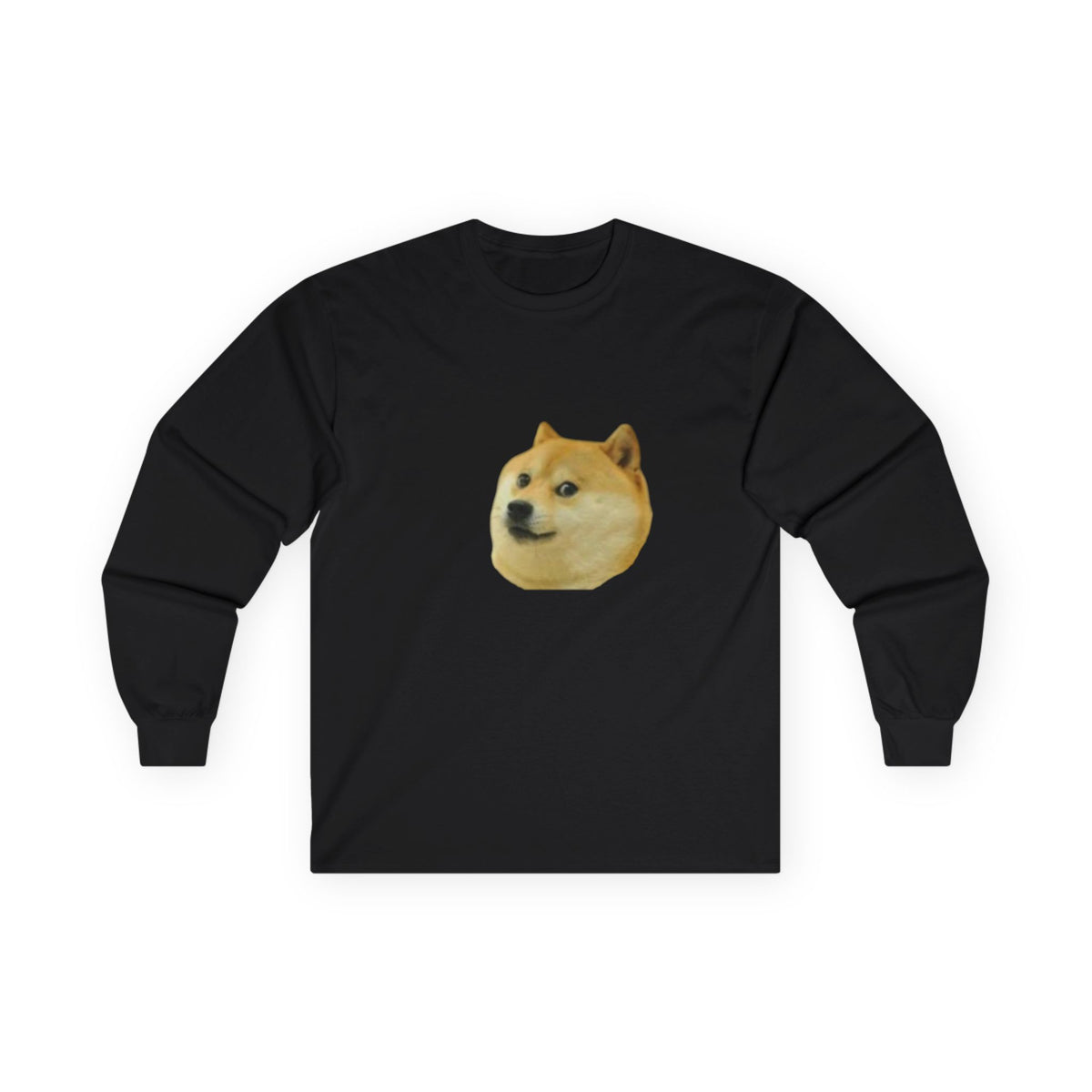 Doge Dog Cotton Long Sleeve Tee