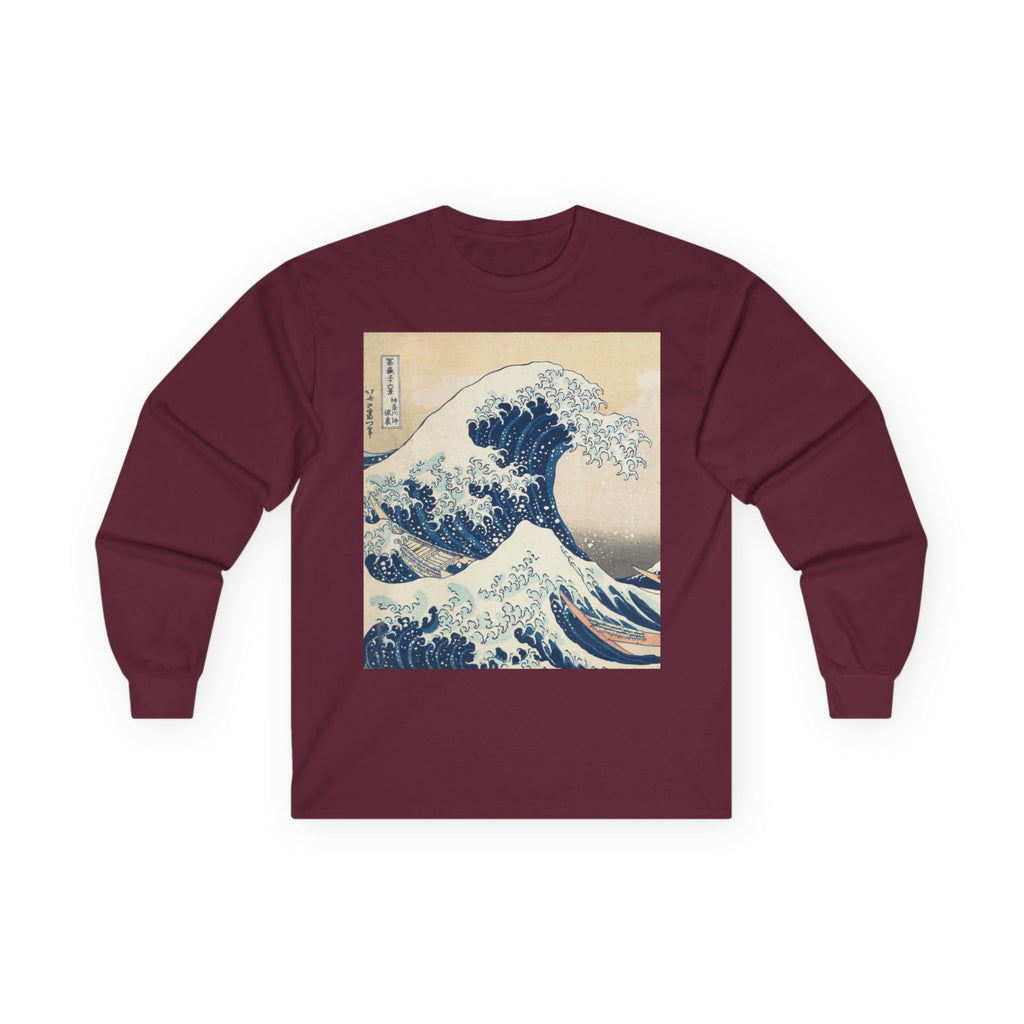 Wave Cotton Long Sleeve Tee