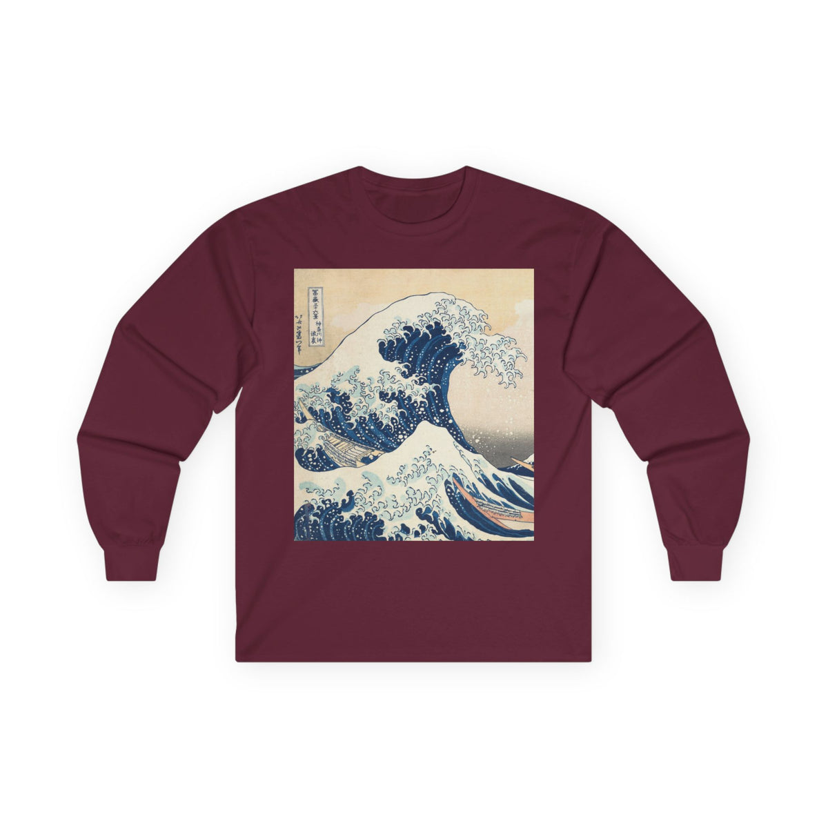 Wave Cotton Long Sleeve Tee